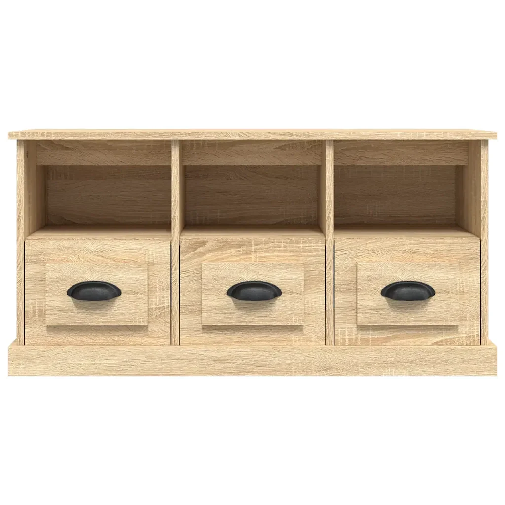 Mobile per TV Rovere Sonoma 100x35x50 cm in Legno Multistrato 816291 - Image 6