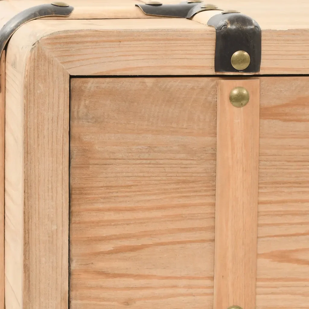 Mobile Porta TV 110x33x35 cm in Legno Massello di Abete 339299 - Image 6