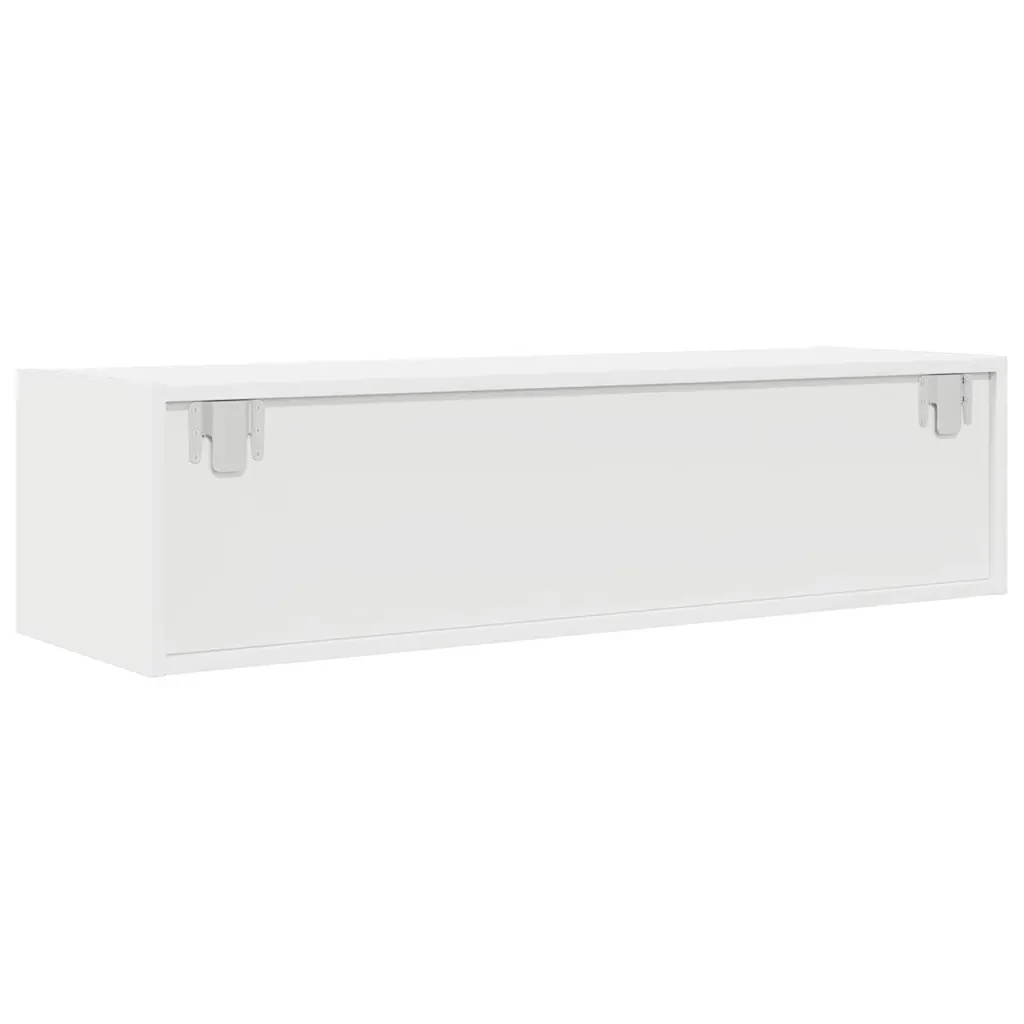 Mobile Porta TV Bianco 100x31x25,5 cm in Legno Multistrato 861472 - Image 8