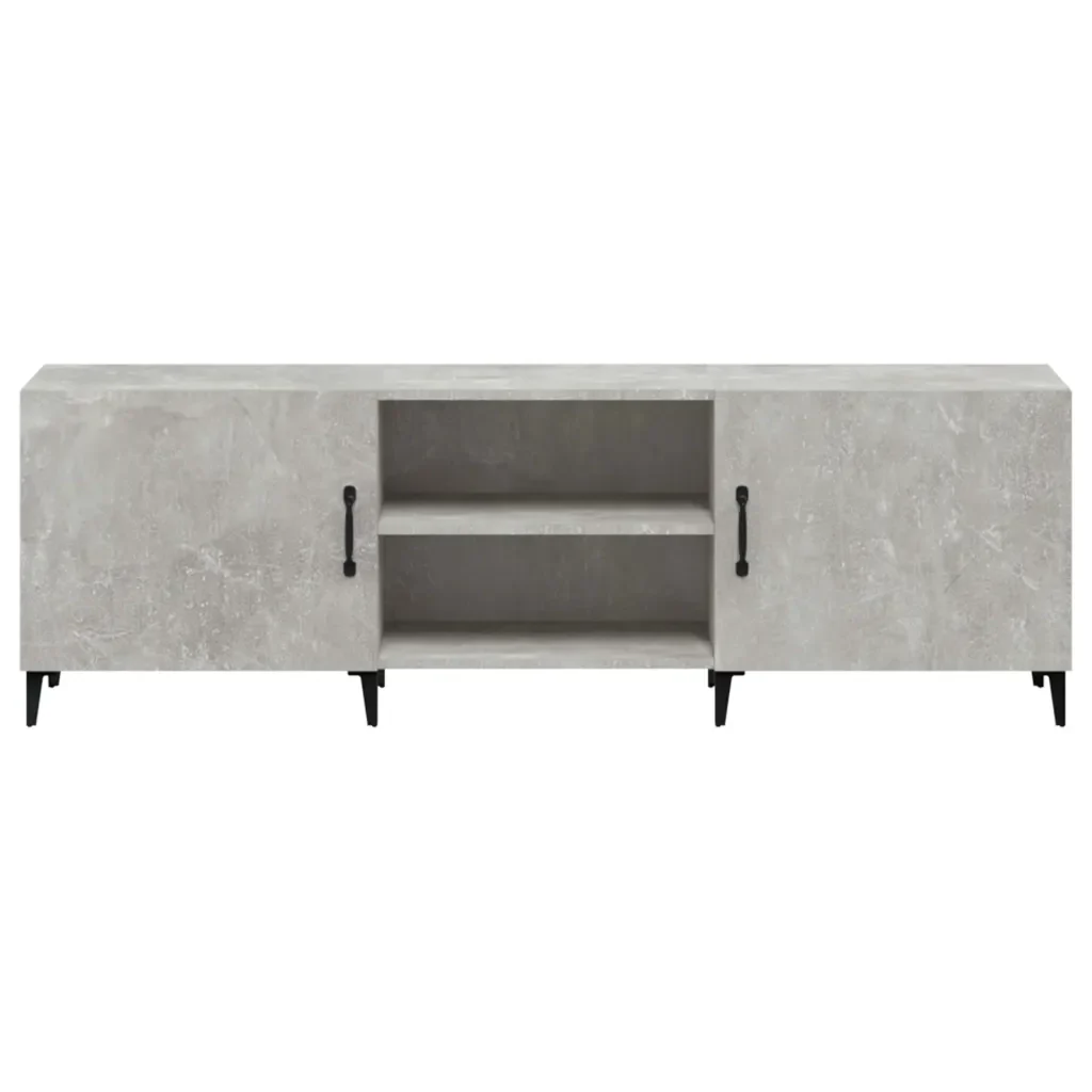 Mobile Porta TV Grigio Cemento 150x30x50cm in Legno Multistrato 812631 - Image 6