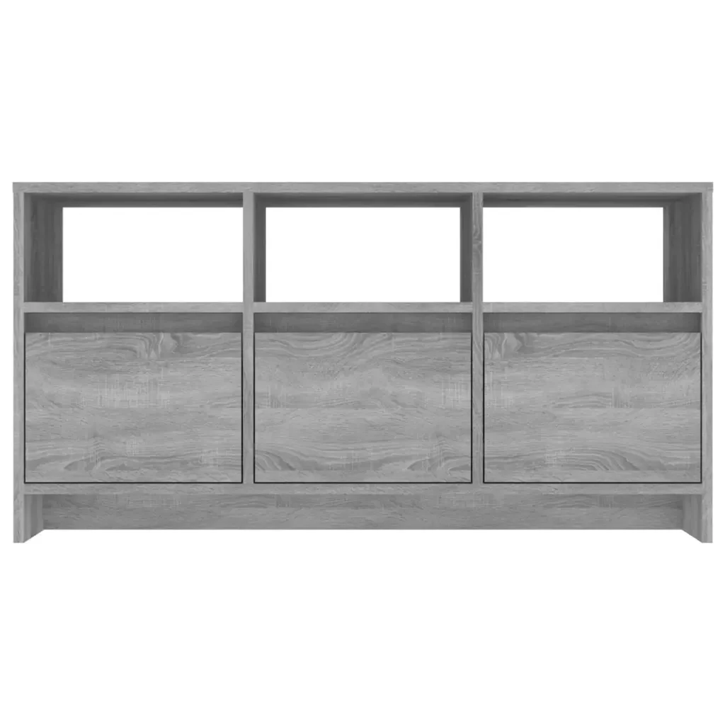 Mobile Porta TV Grigio Sonoma 102x37,5x52,5 cm in Truciolato 813024 - Image 6