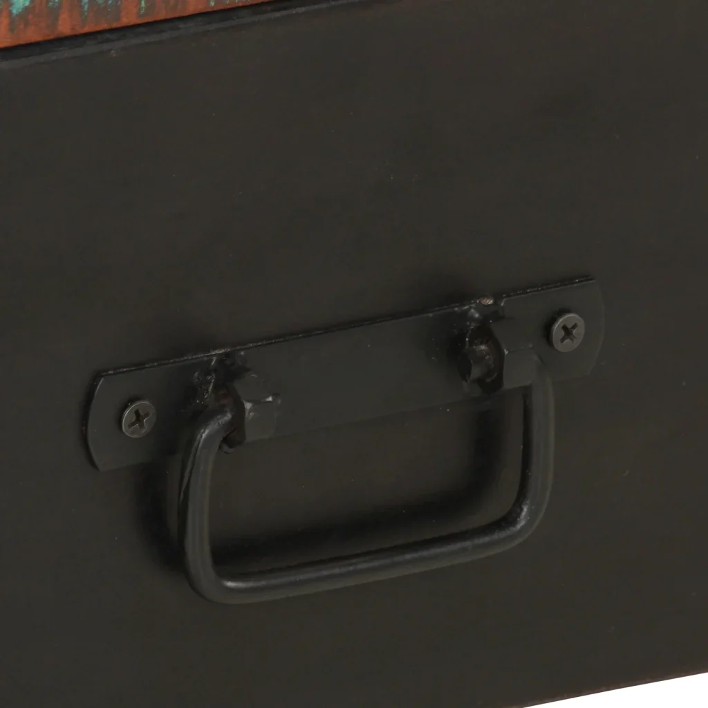 Mobile Porta TV in Legno Massello di Recupero 120x30x40 cm 244844 - Image 6