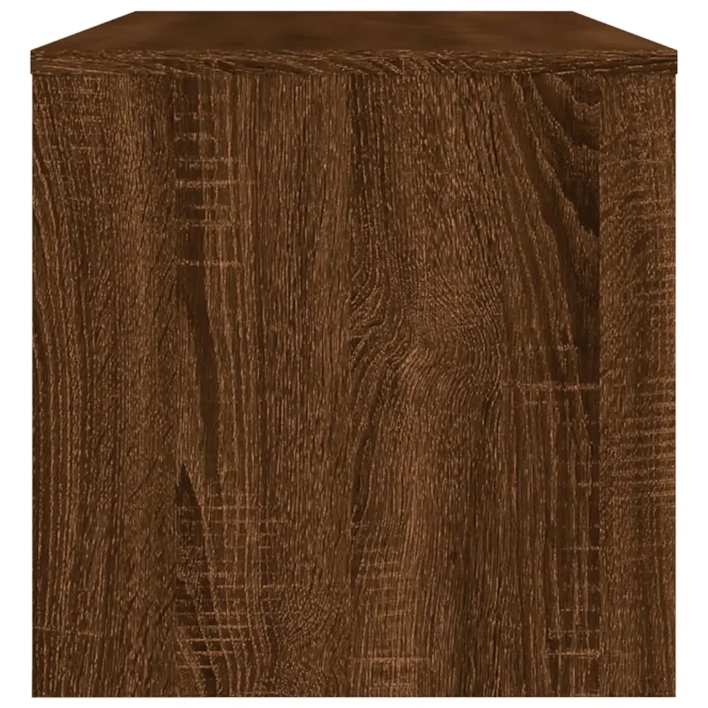 Mobile Porta TV Rovere Marrone 120x34x37 cm Legno Multistrato 833550 - Image 5