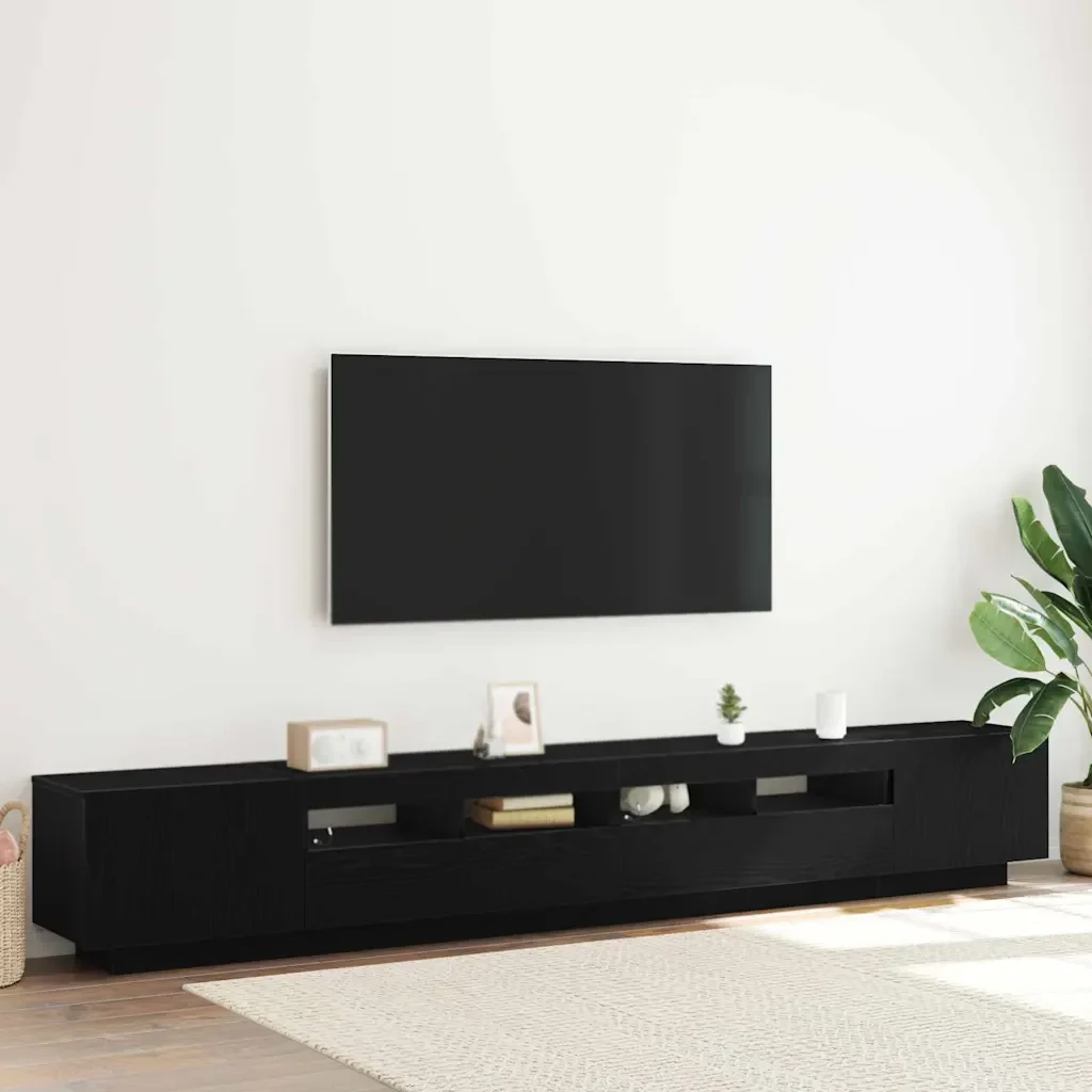 Set mobile TV 3 pcs Nero 260 x 35 x 40 cm Legno multistrato 3333064