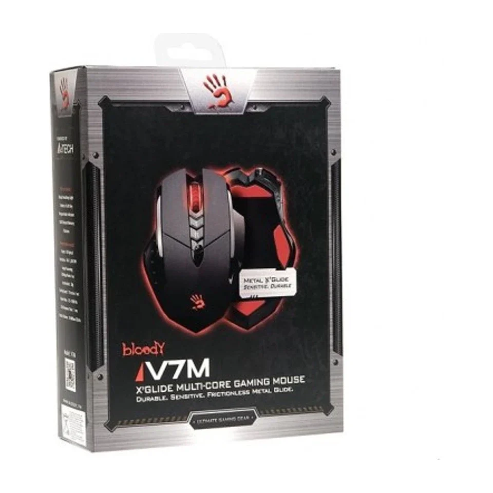Mouse USB Type-A A4Tech Bloody V7m con tecnologia V-Track 3200 DPI - Image 3