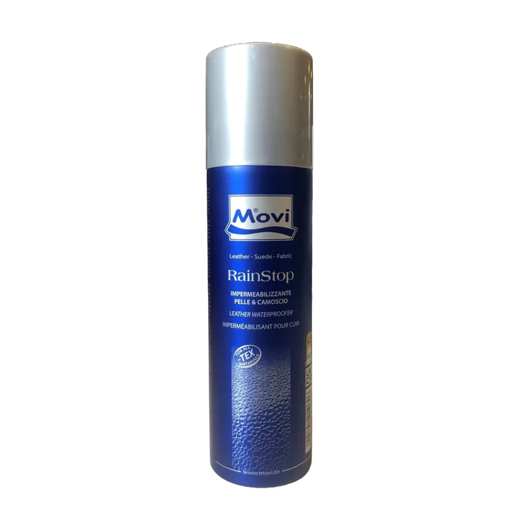 Movi Spray Impermeabilizzante RainStop – 250 ml per Pelle e Camoscio - Image 4