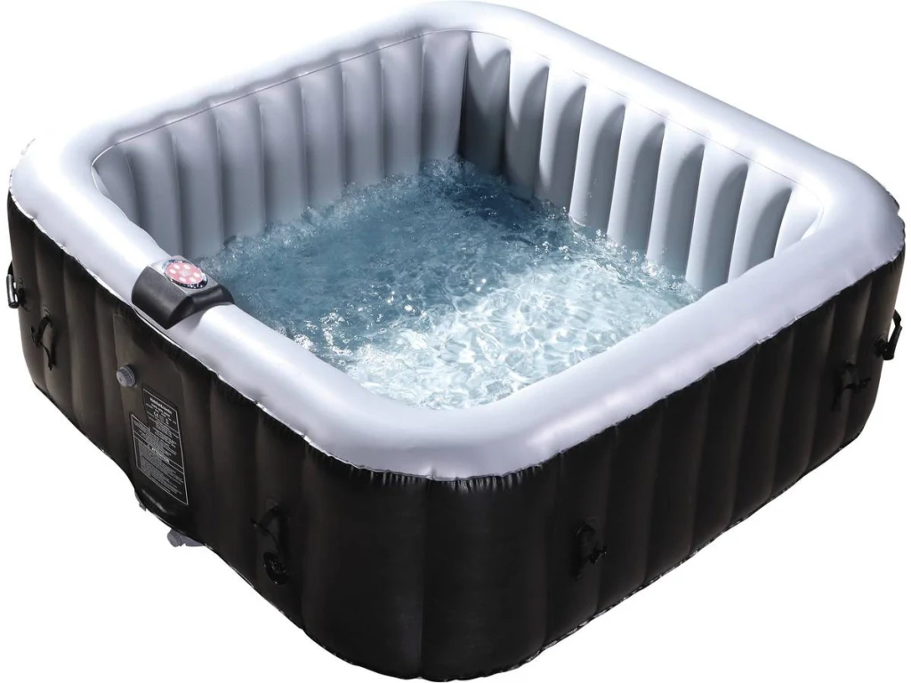 NICE PVC Inflatable Spa - 6 posti - Grigio / Nero - Image 2