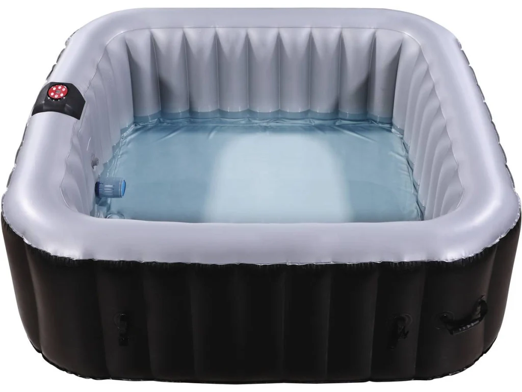 NICE PVC Inflatable Spa - 6 posti - Grigio / Nero - Image 3