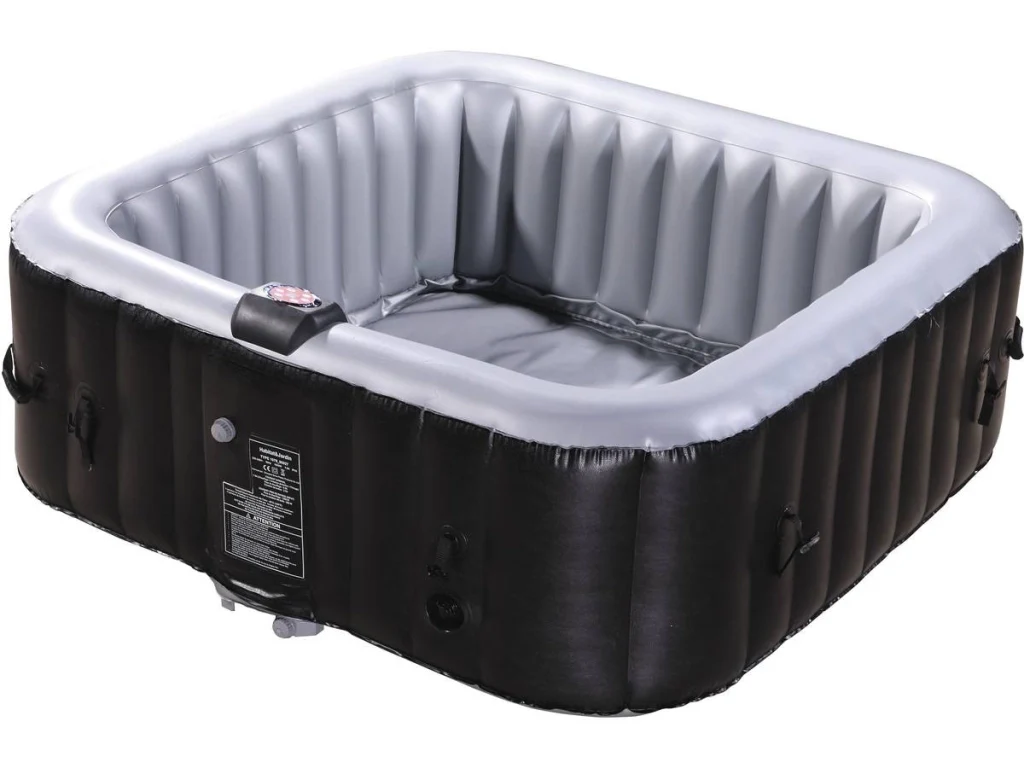 NICE PVC Inflatable Spa - 6 posti - Grigio / Nero - Image 4