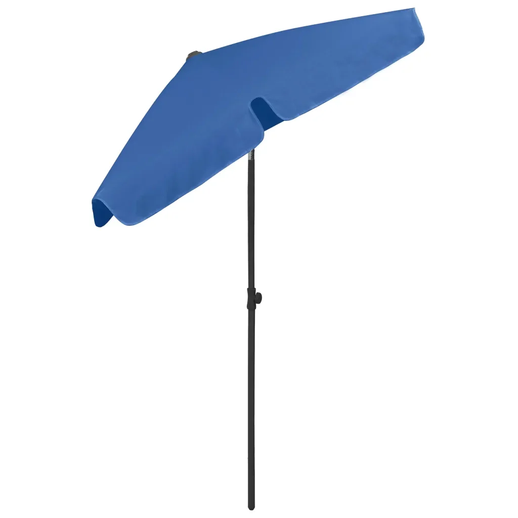 Ombrellone da Spiaggia Azzurro 180x120 cm 314726 - Image 3
