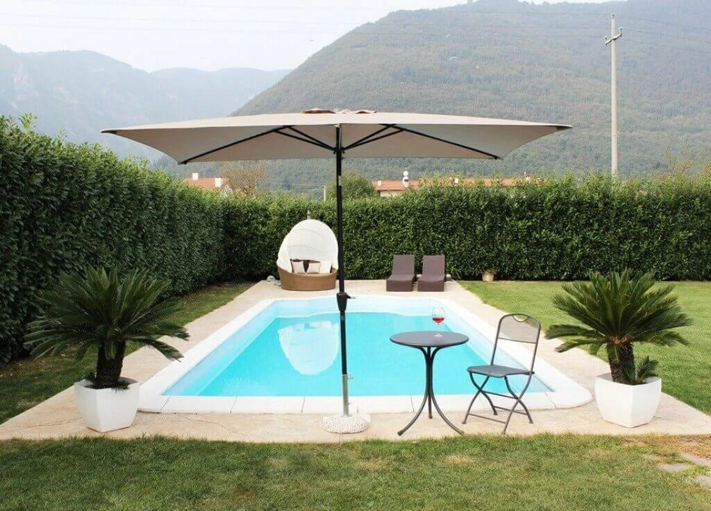 OMBRELLONE POLY ECO CON TELO BEIGE 2 X 3 MT - Image 6