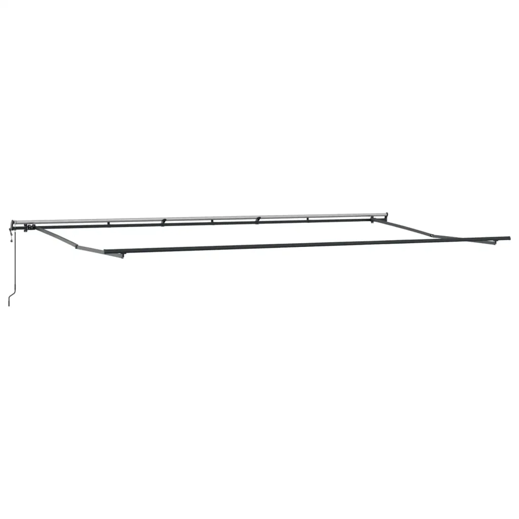 Tenda retrattile Bianco 600 × 350 cm Tessuto e Alluminio 3331763 - Image 5
