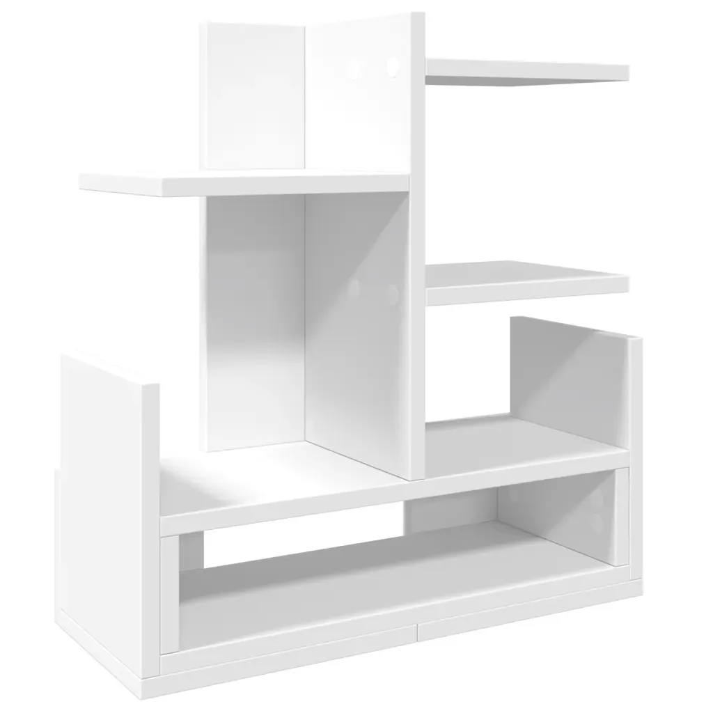 Organizer per la Scrivania Bianco 49x20x52,5 cm in Multistrato 848073 - Image 2