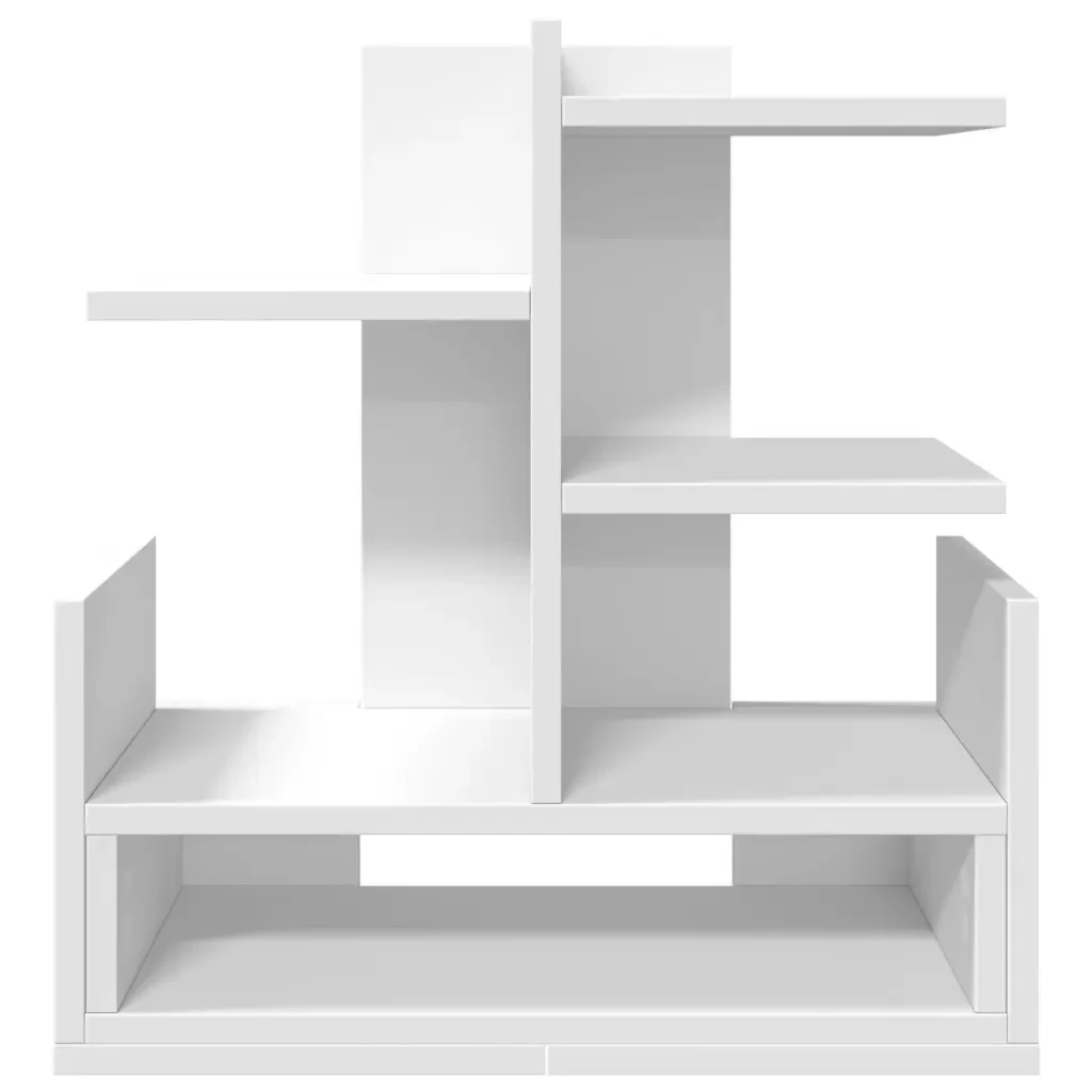 Organizer per la Scrivania Bianco 49x20x52,5 cm in Multistrato 848073 - Image 4
