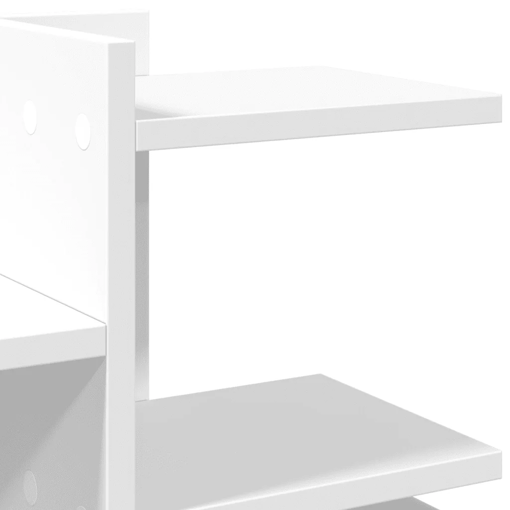 Organizer per la Scrivania Bianco 49x20x52,5 cm in Multistrato 848073 - Image 7