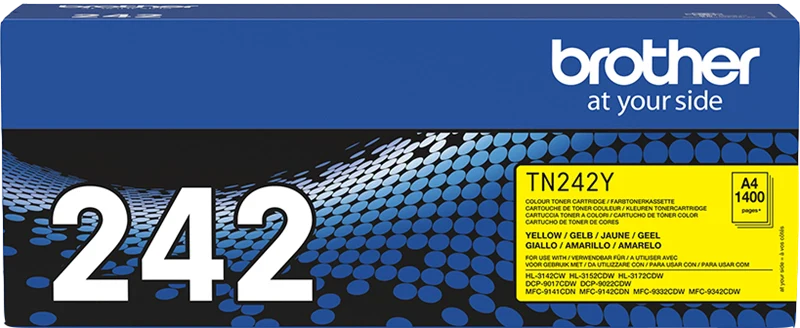 Brother TN-242Y cartuccia toner 1 pz Originale Giallo
