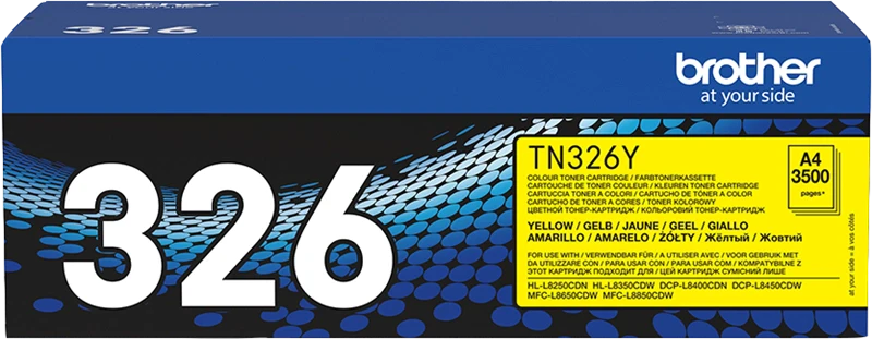 Brother TN-326Y cartuccia toner 1 pz Originale Giallo
