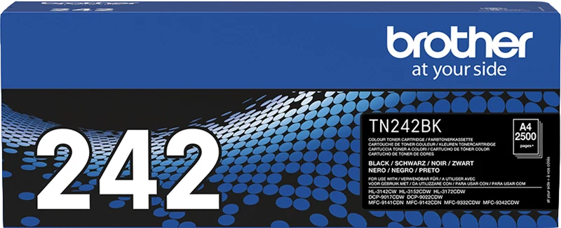 Brother TN-242BK cartuccia toner 1 pz Originale Nero