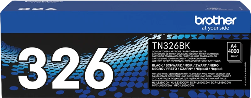 Brother TN-326BK cartuccia toner 1 pz Originale Nero