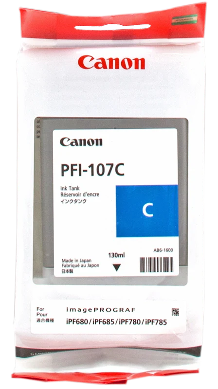 Canon PFI-107C cartuccia d'inchiostro 1 pz Originale Ciano