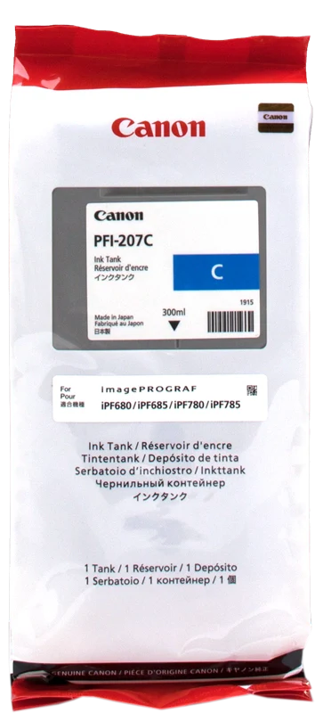 Canon PFI-207 cartuccia d'inchiostro 1 pz Originale Ciano