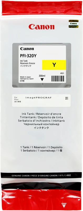 Canon PFI-320Y cartuccia d'inchiostro 1 pz Originale Giallo