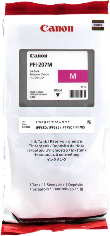 Canon PFI-207 M cartuccia d'inchiostro 1 pz Originale Magenta