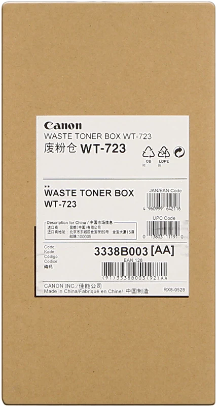 Canon WT-723 cartuccia toner 1 pz Originale Nero