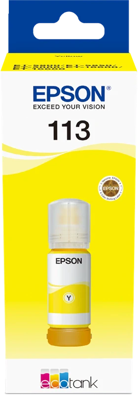Epson 113 EcoTank Pigment Yellow ink bottle