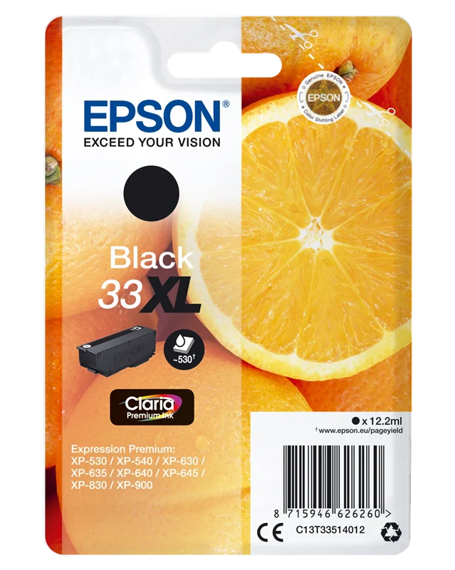 Epson Oranges C13T33514010 cartuccia d'inchiostro 1 pz Originale Nero