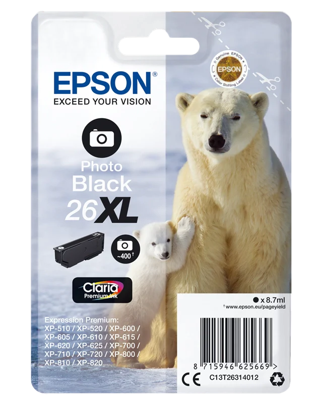 Epson Polar bear Cartuccia Nero-foto XL