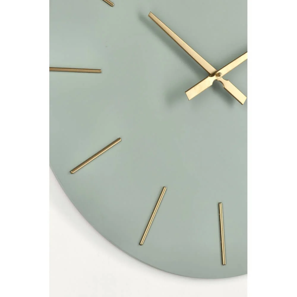Orologio da Parete Rotondo in MDF con Dettagli Dorati 60cm - TIME - Image 7