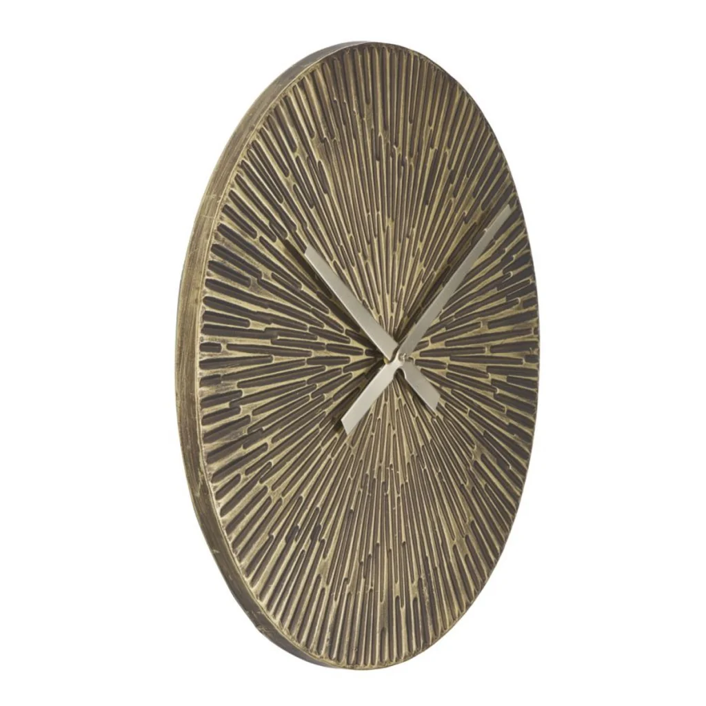 Orologio da parete Opis in ferro bronzo effetto raggi - Image 2