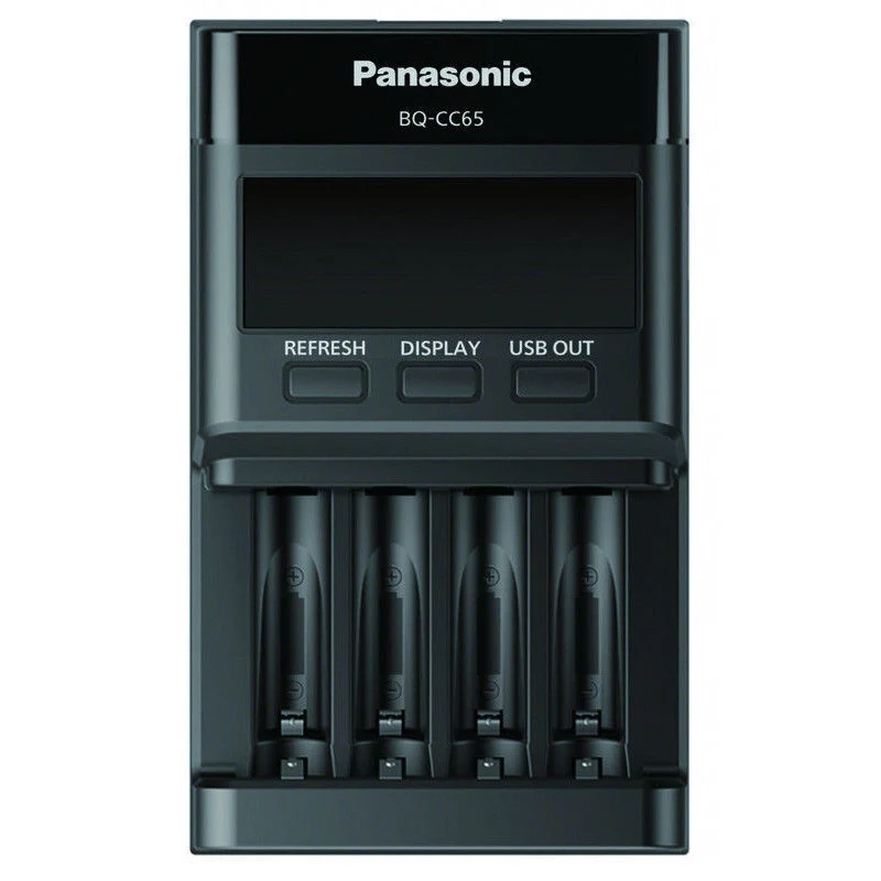 Panasonic Eneloop LCD PRO Caricabatterie BQ-CC65 ERP senza Batteria - Image 5
