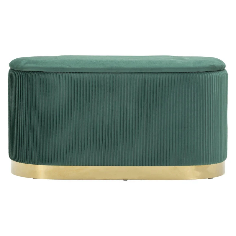 Panca Con Contenitore E Sgabelli Shopy Verde Set 3 Pz cm 80x37x42-29x35 - Image 8