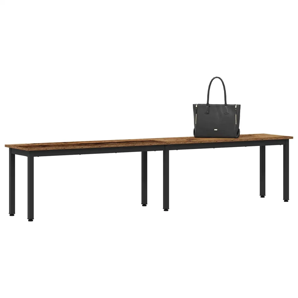 panchina Legno vecchio 200 x 35 x 45 cm Legno multistrato 892612 - Image 3
