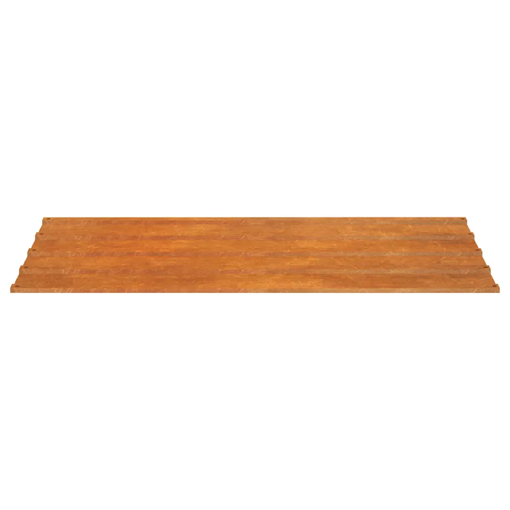 Pannelli per Tetti 12 pz Ruggine 80x44 cm in Acciaio Corten 151972 - Image 5