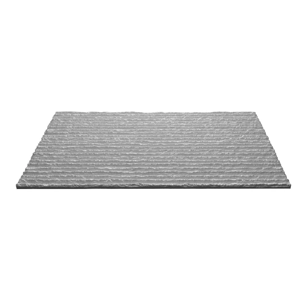 Pannello decorativo effetto pietra graffiata 3D set 12 pz 8,6 mt2 rivestimento murale in PU 120 x 60 x 2,5 Bianco Alabastro - Image 5
