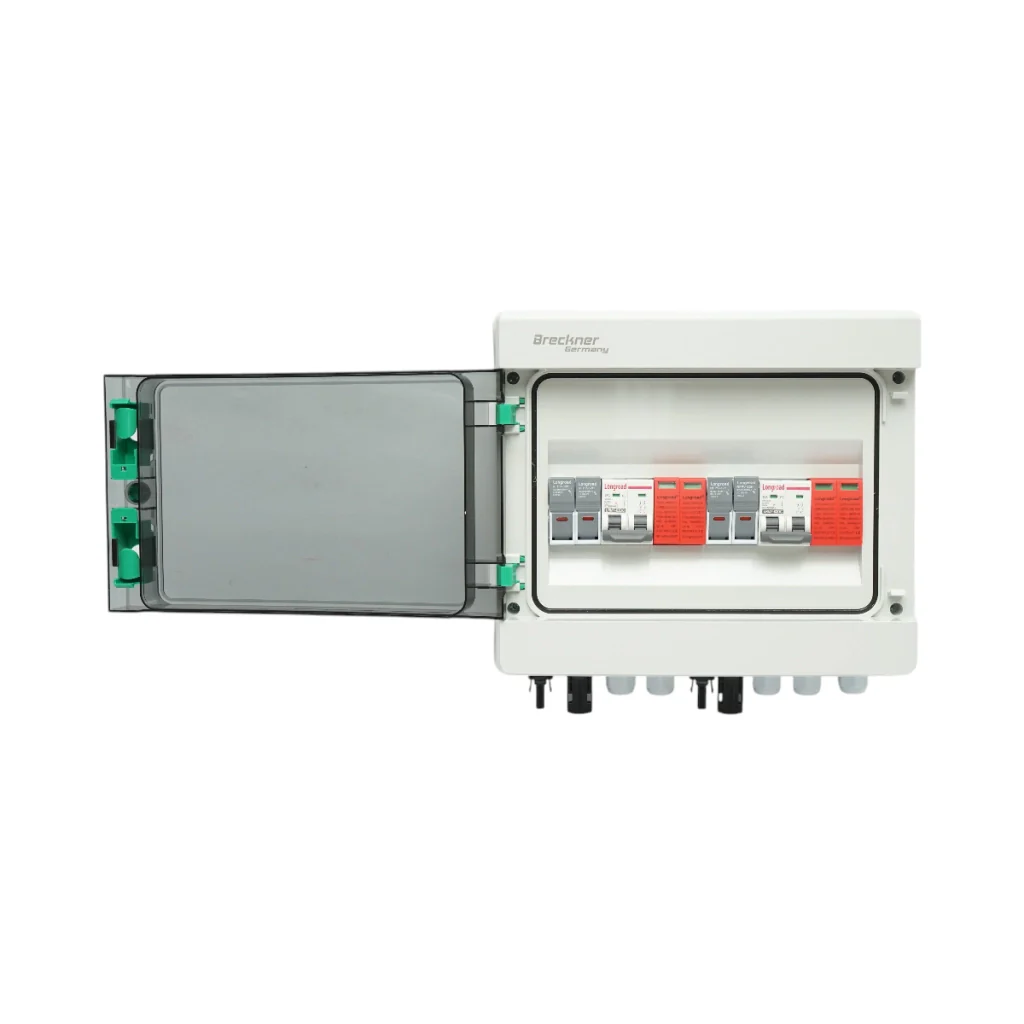 Pannello fusibile CC da 10 KW dotato di sistema ON/OFF GRID a 2 stringhe Breckner Germany