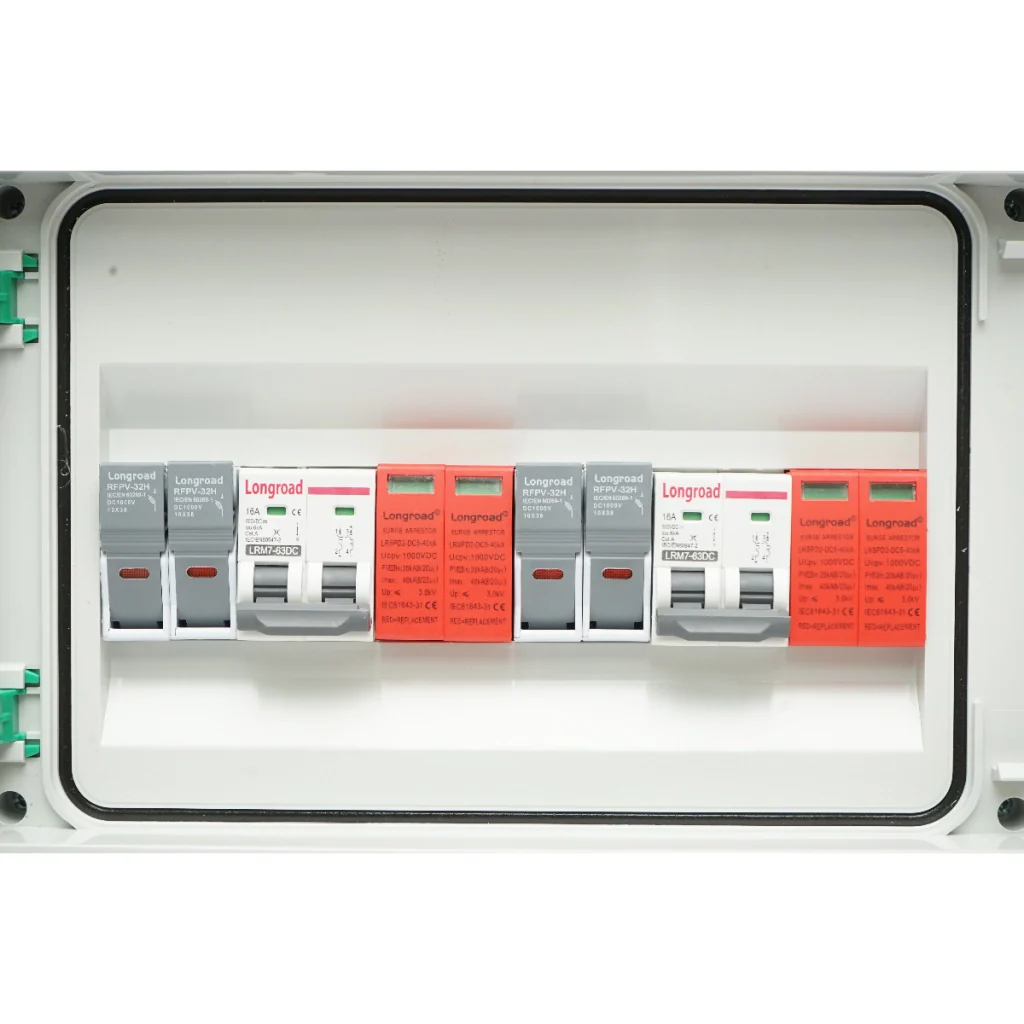 Pannello fusibile CC da 10 KW dotato di sistema ON/OFF GRID a 2 stringhe Breckner Germany - Image 5