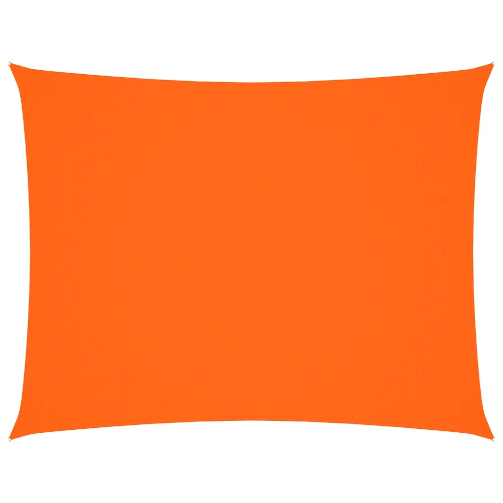 Parasole a Vela Oxford Rettangolare 6x8 m Arancione - Image 2