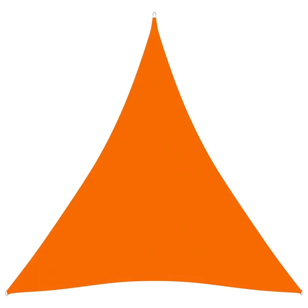 Parasole a Vela Oxford Triangolare 3,6x3,6x3,6 m Arancione cod mxl 21378