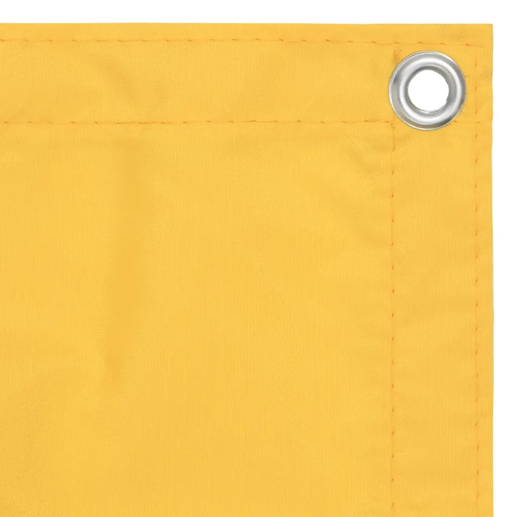 Paravento da Balcone Giallo 75x300 cm in Tessuto Oxford cod mxl 66533 - Image 3