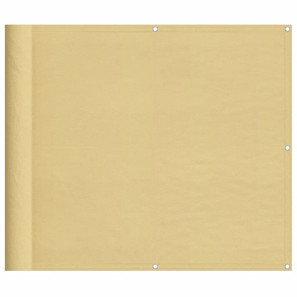 Paravento da Balcone Sabbia 90x700 cm 100% Poliestere Oxford 4000032 - Image 2