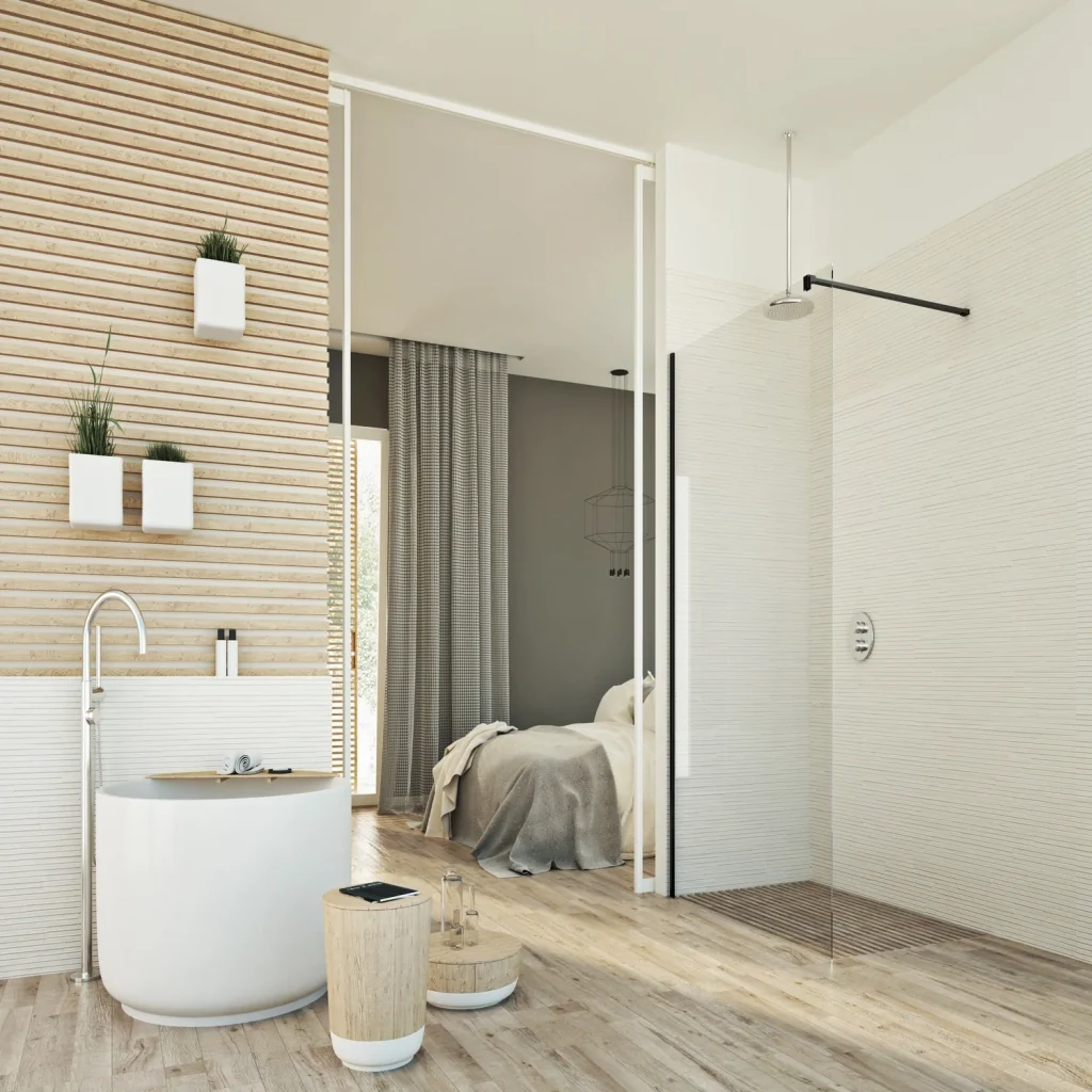 Parete doccia 75 CM  198 CM in vetro trasparente 8 MM mod. Walk in Black Lato - Image 3