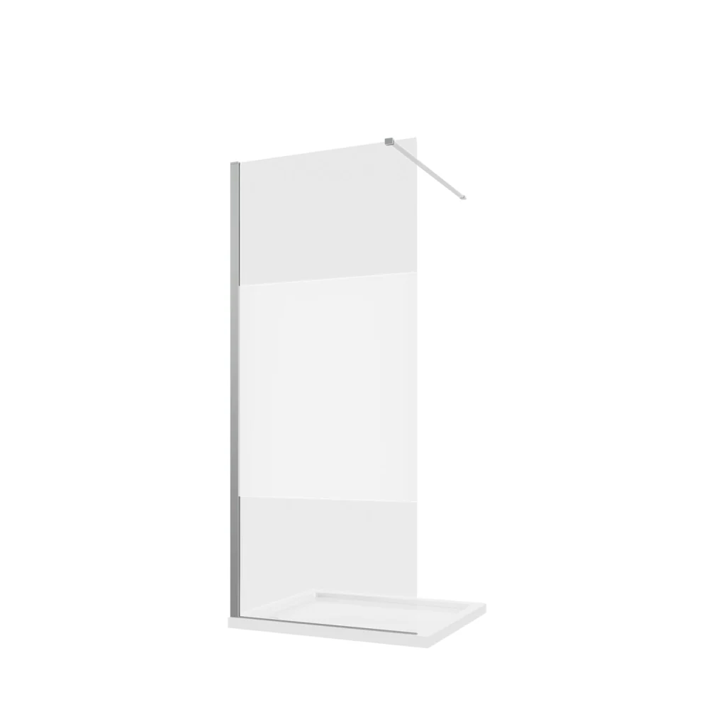 Parete doccia walk-in 100 cm 8mm opaco anticalcare h200 | Lazaros - Image 3