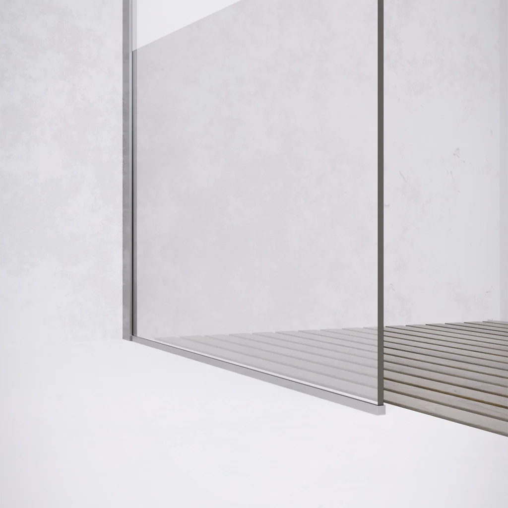 Parete doccia walk-in 100 cm 8mm opaco anticalcare h200 | Lazaros - Image 7