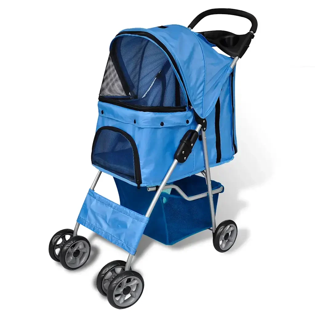 Passeggino per Cani 15 kg Blu cod mxl 62954 - Image 2