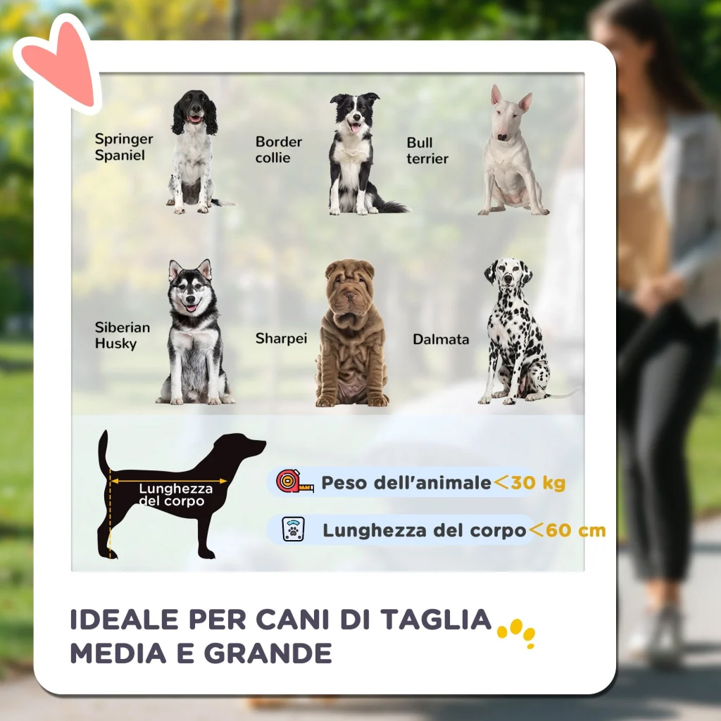 Passeggino per Cani Taglia Media e Grande 112x65x100 cm Pieghevole con Ingressi a Cerniera Grigio Scuro e Nero - Image 4