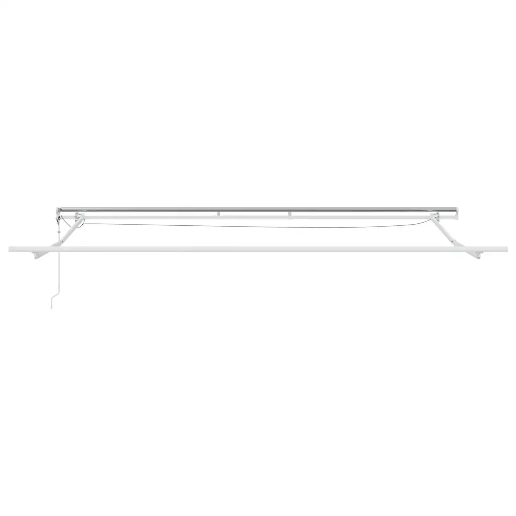 Tenda retrattile Verde e Bianco 500 × 350 cm Poliestere 3331584 - Image 9